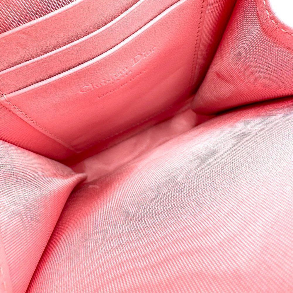 Dior Pink Cannage Champagne GHW Accessory Case Crossbody - Picture 8 of 8